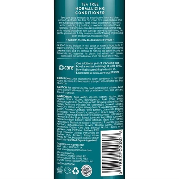 jason Makeup Jason Conditioner Normalizing Tea Tree 8 Oz Poshmark
